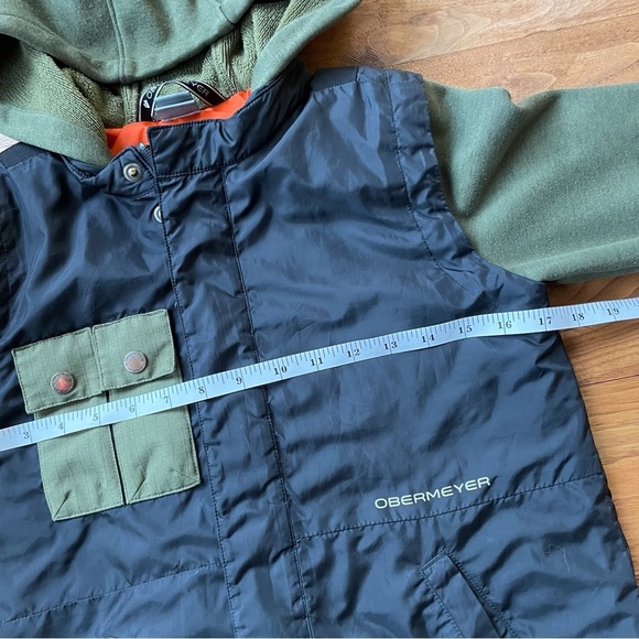 Obermeyer Boys Black and Green Jacket - Medium 8/10 - Picture 10 of 13
